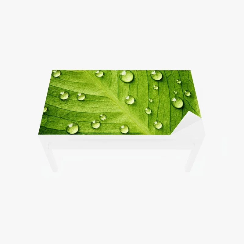 Tischaufkleber und Schreibtischaufkleber türkisfarbener sonnenuntergang über ruhigem see – Wallnifity®