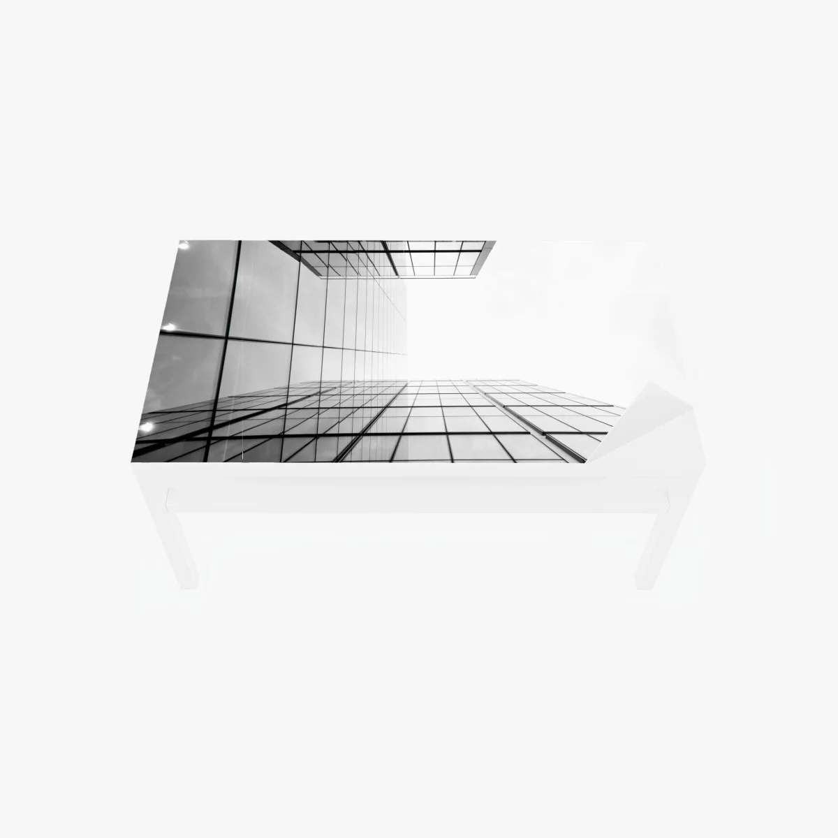 Tischaufkleber und Schreibtischaufkleber minimalistische glasfassade perspektive – Wallnifity® Tischaufkleber und Schreibtischaufkleber minimalistische glasfassade perspektive – Wallnifity®
