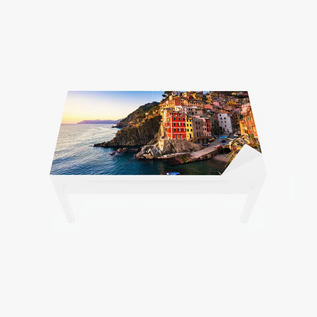 Tischaufkleber und Schreibtischaufkleber sonnenuntergang über Riomaggiore, Cinque Terre – Wallnifity® Tischaufkleber und Schreibtischaufkleber sonnenuntergang über Riomaggiore, Cinque Terre – Wallnifity®
