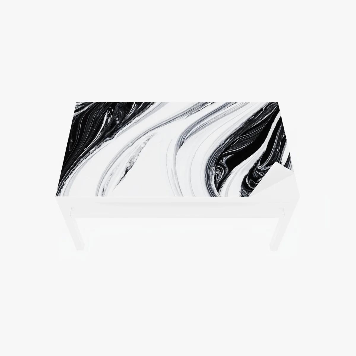 Tischaufkleber und Schreibtischaufkleber monochromer marmorswirbel – Wallnifity® Tischaufkleber und Schreibtischaufkleber monochromer marmorswirbel – Wallnifity®