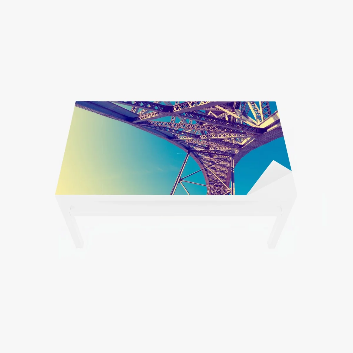 Tischaufkleber und Schreibtischaufkleber abstrakte stahlbrücke in perspektive – Wallnifity® Tischaufkleber und Schreibtischaufkleber abstrakte stahlbrücke in perspektive – Wallnifity®