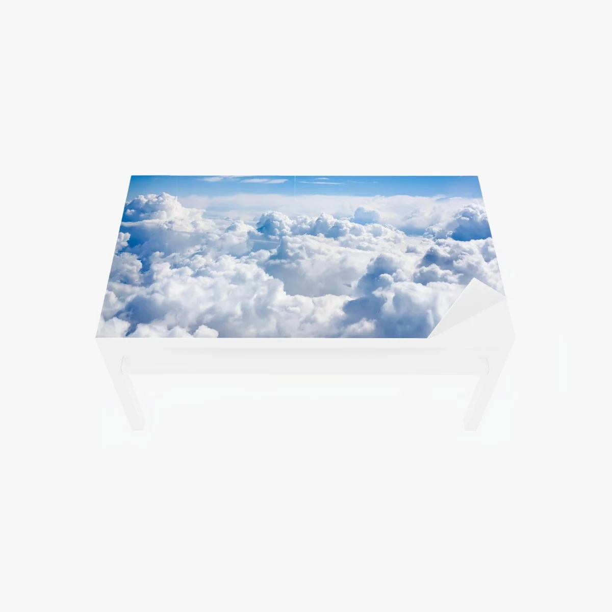 Tischaufkleber und Schreibtischaufkleber ruhige wolkenlandschaft am blauen himmel – Wallnifity® Tischaufkleber und Schreibtischaufkleber ruhige wolkenlandschaft am blauen himmel – Wallnifity®