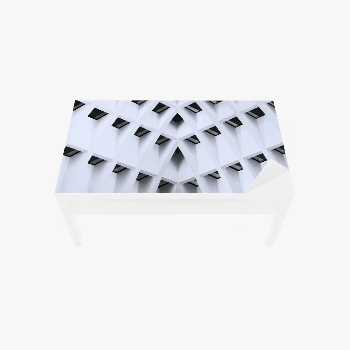 Tischaufkleber und Schreibtischaufkleber geometrisches gewölbtes deckenmuster – Wallnifity® Tischaufkleber und Schreibtischaufkleber geometrisches gewölbtes deckenmuster – Wallnifity®