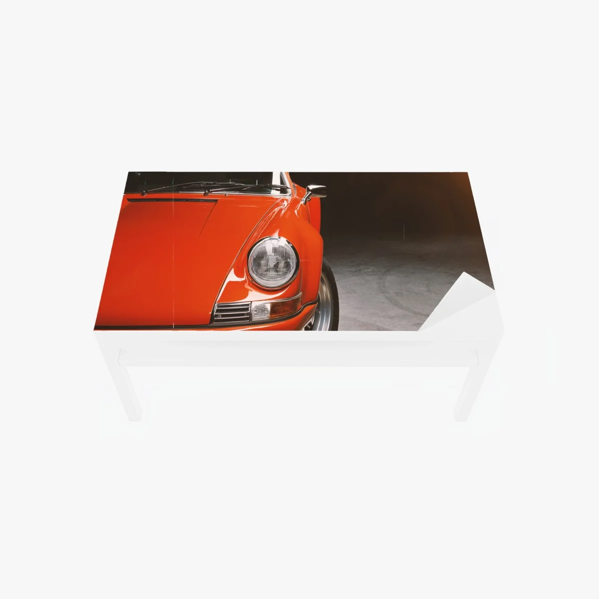 Tischaufkleber und Schreibtischaufkleber roter oldtimer sportwagen nahaufnahme – Wallnifity® Tischaufkleber und Schreibtischaufkleber roter oldtimer sportwagen nahaufnahme – Wallnifity®