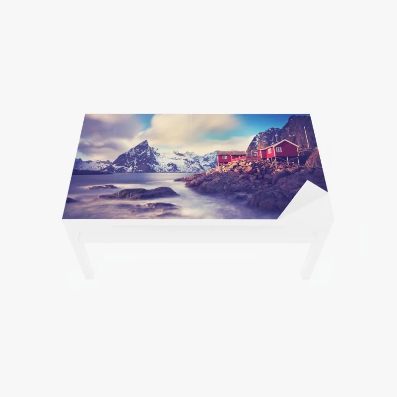 Tischaufkleber und Schreibtischaufkleber türkis geometrisches tropfenmuster – Wallnifity®