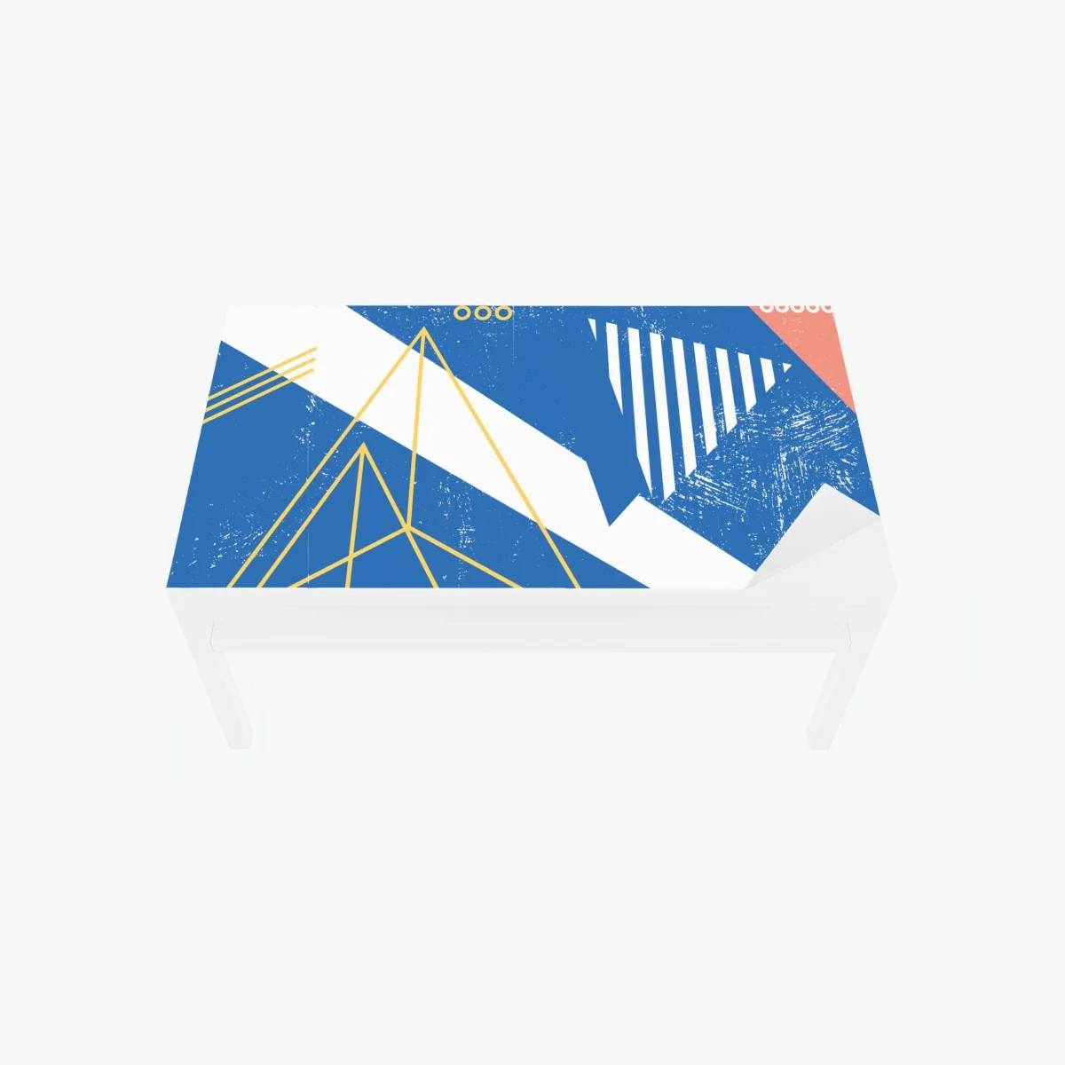 Tischaufkleber und Schreibtischaufkleber geometrische abstraktion in blau – Wallnifity® Tischaufkleber und Schreibtischaufkleber geometrische abstraktion in blau – Wallnifity®