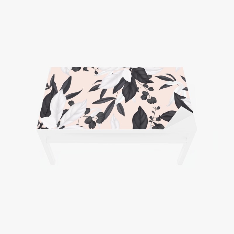 Tischaufkleber und Schreibtischaufkleber sonnenbeschienener waldweg – Wallnifity®