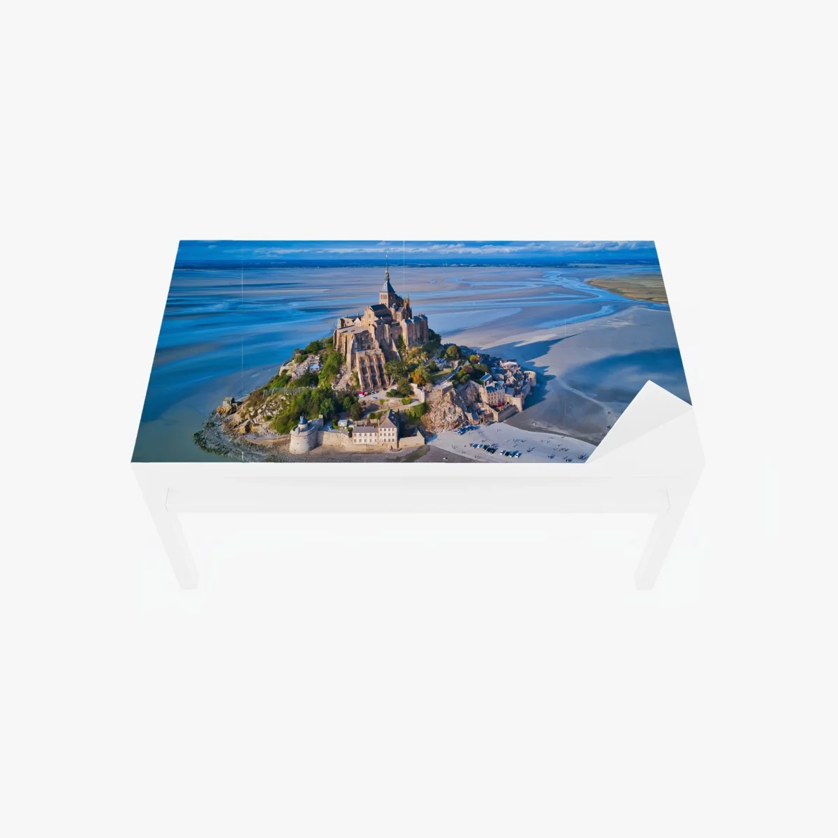 Tischaufkleber und Schreibtischaufkleber Mont Saint-Michel luftaufnahme panorama – Wallnifity® Tischaufkleber und Schreibtischaufkleber Mont Saint-Michel luftaufnahme panorama – Wallnifity®