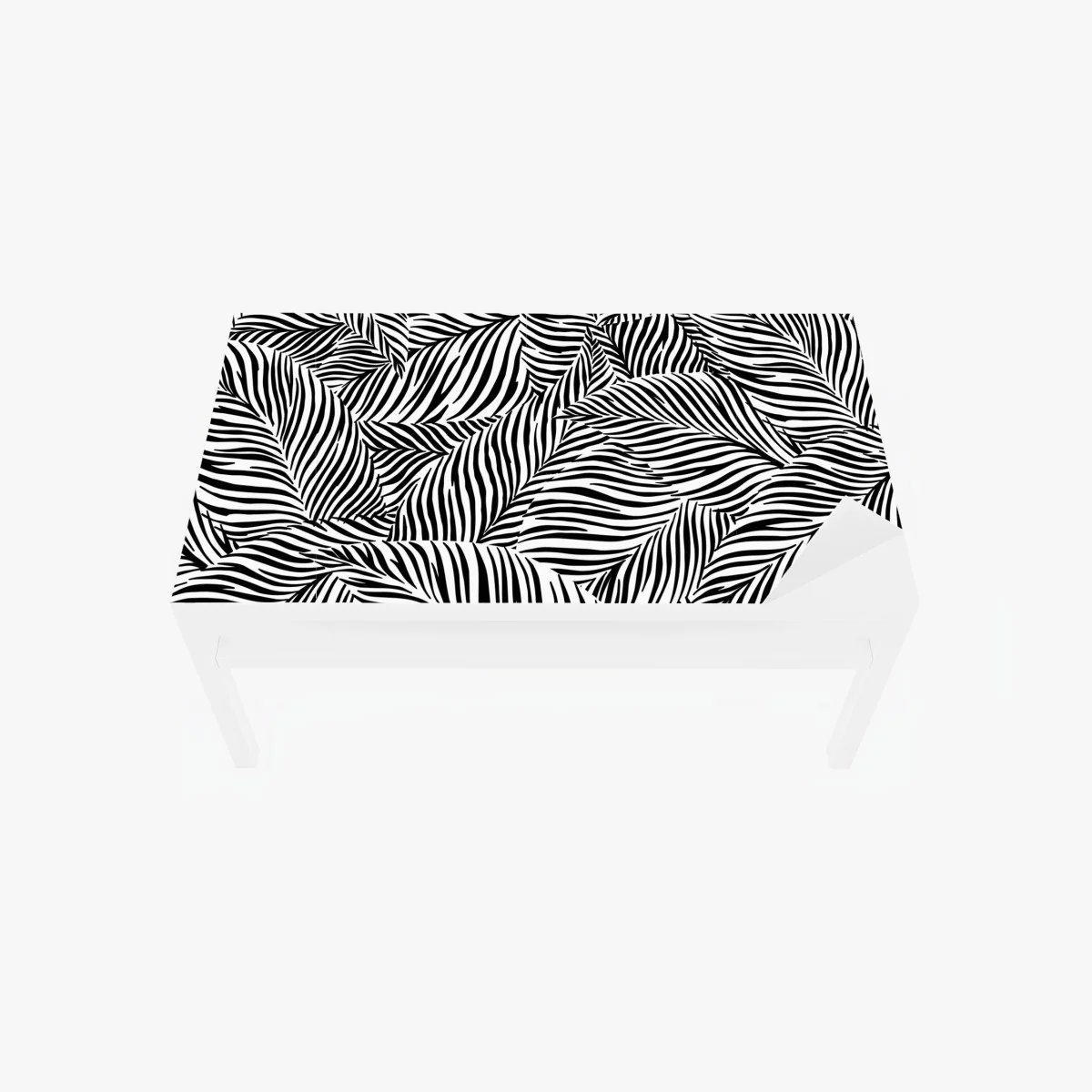 Tischaufkleber und Schreibtischaufkleber monochromes tropisches blattmuster – Wallnifity® Tischaufkleber und Schreibtischaufkleber monochromes tropisches blattmuster – Wallnifity®