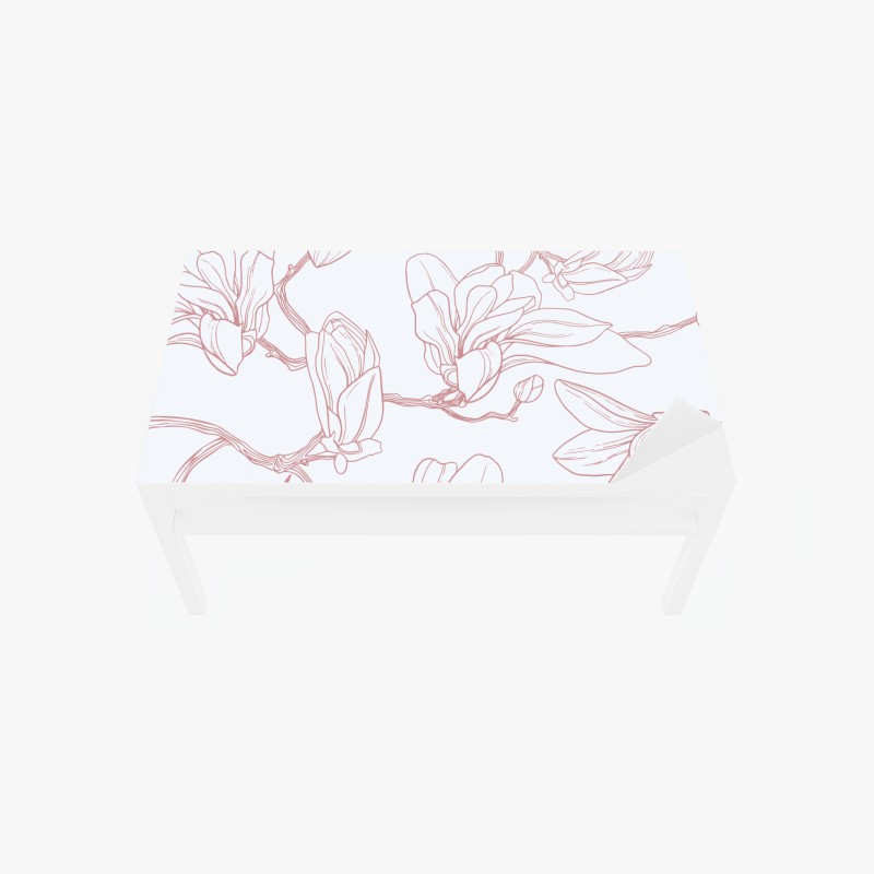 Tischaufkleber und Schreibtischaufkleber goldenes art deco kreismuster – Wallnifity®