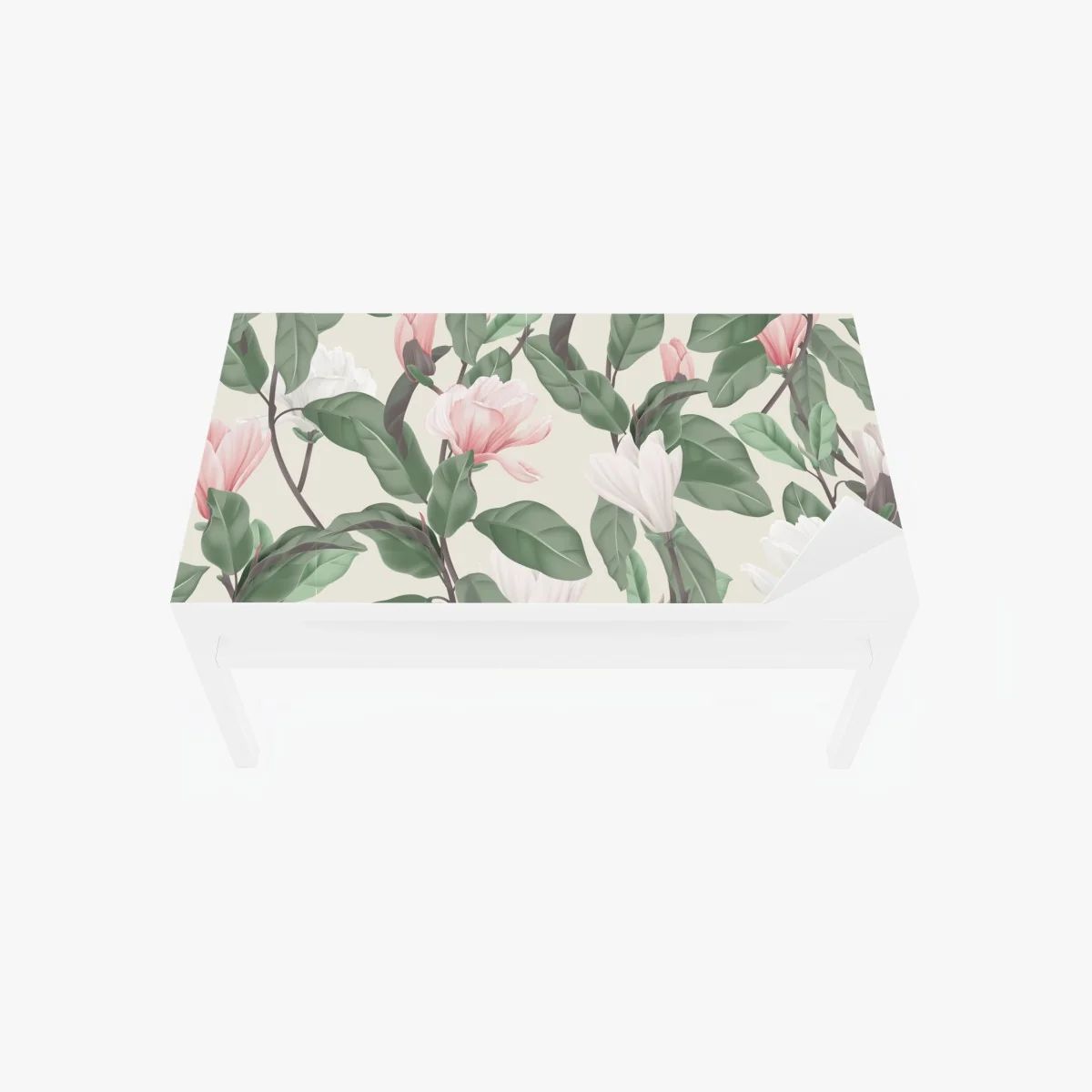 Tischaufkleber und Schreibtischaufkleber pastell magnolienmuster – Wallnifity® Tischaufkleber und Schreibtischaufkleber pastell magnolienmuster – Wallnifity®