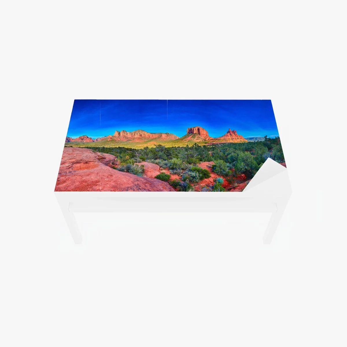 Tischaufkleber und Schreibtischaufkleber panoramablick auf Bell Rock und Courthouse Butte, Sedona – Wallnifity® Tischaufkleber und Schreibtischaufkleber panoramablick auf Bell Rock und Courthouse Butte, Sedona – Wallnifity®