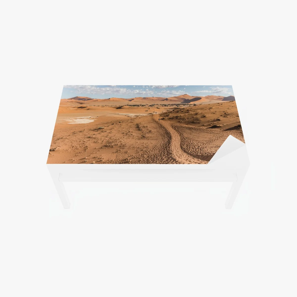 Tischaufkleber und Schreibtischaufkleber weite wüstendünen unter blauem himmel – Wallnifity® Tischaufkleber und Schreibtischaufkleber weite wüstendünen unter blauem himmel – Wallnifity®