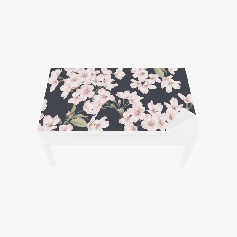 Tischaufkleber und Schreibtischaufkleber zitronenblüten botanisches muster – Wallnifity®