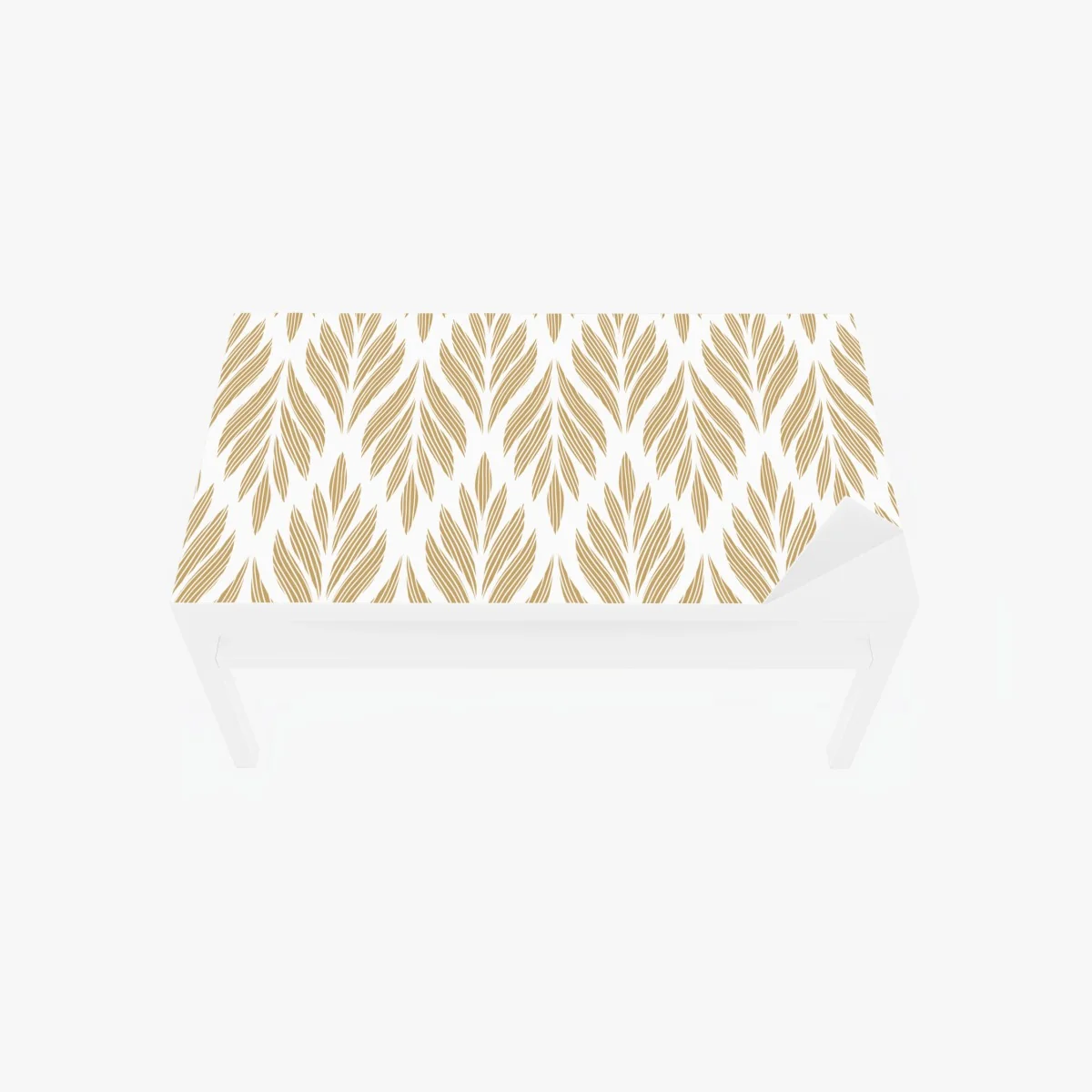 Tischaufkleber und Schreibtischaufkleber goldenes blattmuster nahtloses design – Wallnifity® Tischaufkleber und Schreibtischaufkleber goldenes blattmuster nahtloses design – Wallnifity®