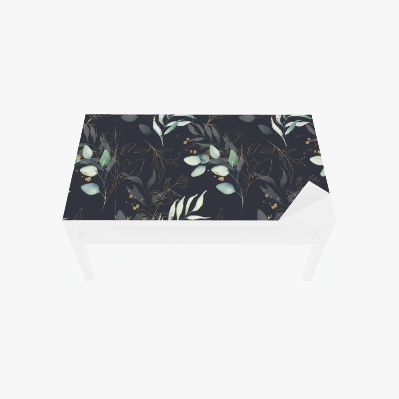 Tischaufkleber und Schreibtischaufkleber muster mit schwarzen katzensilhouetten – Wallnifity®