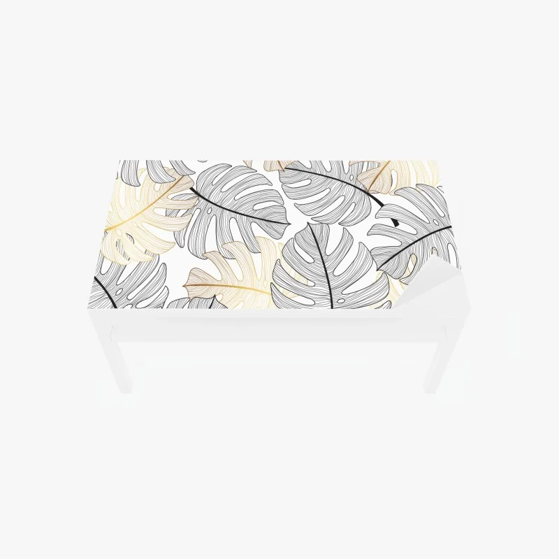 Tischaufkleber und Schreibtischaufkleber handgezeichnetes muster von friseurwerkzeugen – Wallnifity®