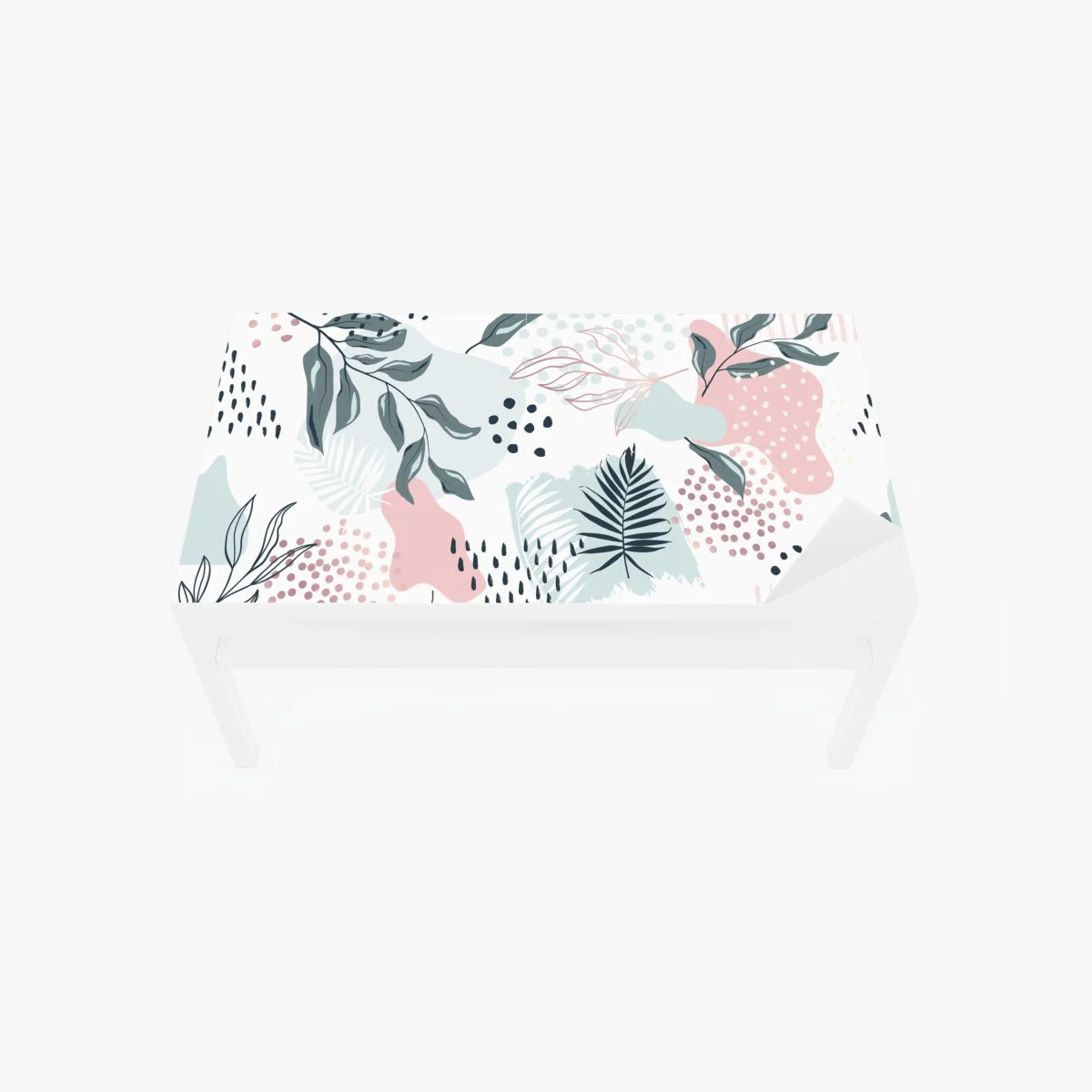 Tischaufkleber und Schreibtischaufkleber pastellfarbenes botanisches abstraktes muster – Wallnifity® Tischaufkleber und Schreibtischaufkleber pastellfarbenes botanisches abstraktes muster – Wallnifity®