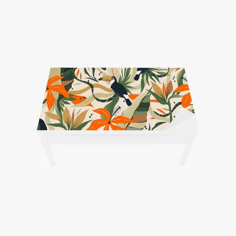 Tischaufkleber und Schreibtischaufkleber luxuriöses goldenes abstraktes wellenmuster – Wallnifity®