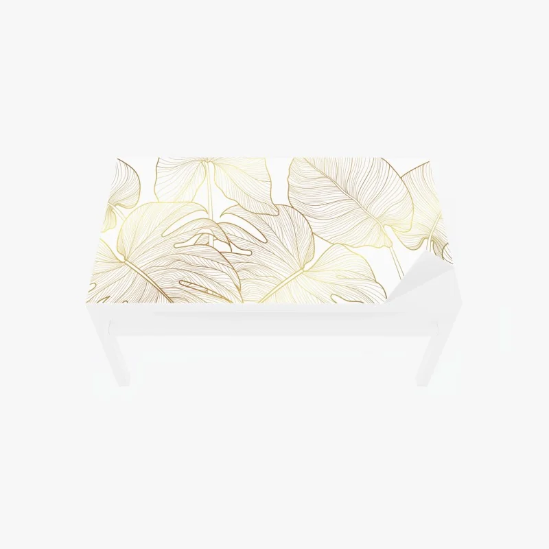 Tischaufkleber und Schreibtischaufkleber ruhiger koi-teich mit lotuspflanzen – Wallnifity®