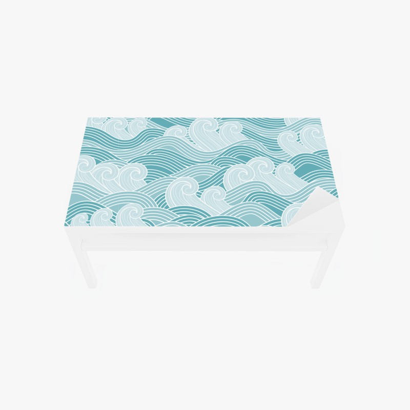 Tischaufkleber und Schreibtischaufkleber verspieltes katzenmuster – Wallnifity®