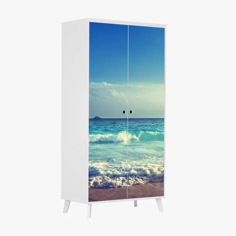 Schrankaufkleber schwarze marquina marmorstruktur für moderne interieur – Wallnifity®