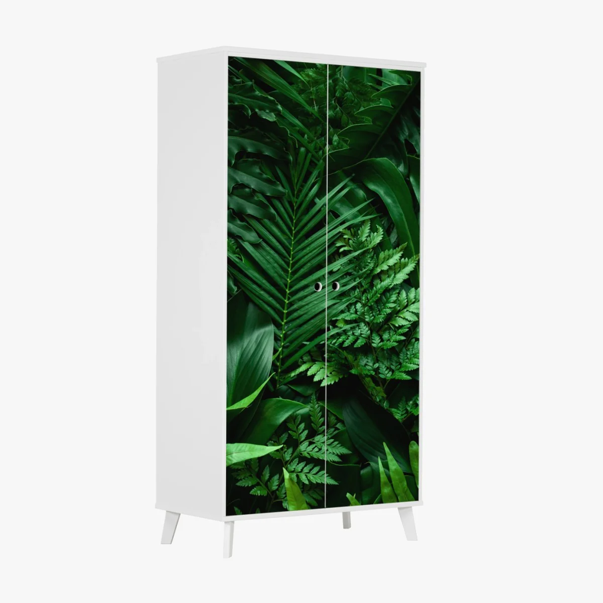 Schrankaufkleber üppige tropische blätter – Wallnifity® Schrankaufkleber üppige tropische blätter – Wallnifity®