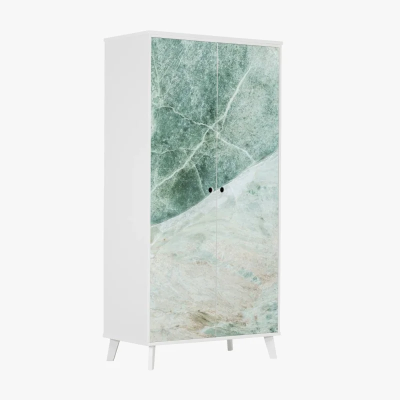 Schrankaufkleber tropischer palmenstrand – Wallnifity®