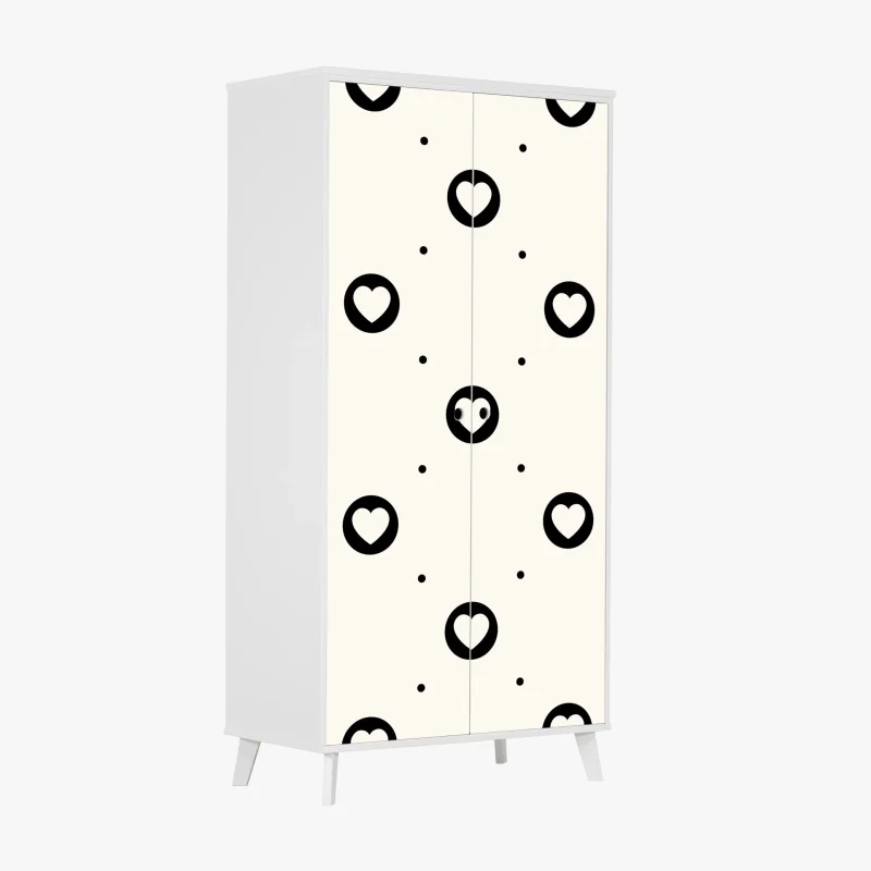 Schrankaufkleber handgezeichnetes hopfenmuster – Wallnifity®