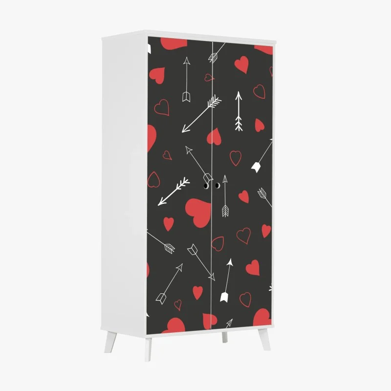 Schrankaufkleber handgezeichnetes hopfenmuster – Wallnifity®