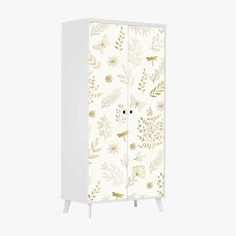 Schrankaufkleber handgezeichnetes hopfenmuster – Wallnifity®