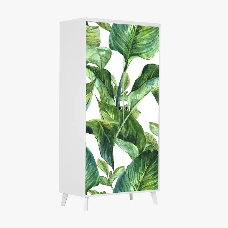 Schrankaufkleber nahaufnahme eines roten sportwagens – Wallnifity®