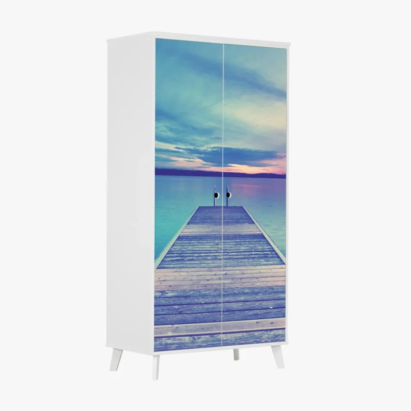 Schrankaufkleber verspieltes bärenmuster für kinderzimmer – Wallnifity®