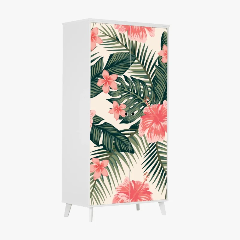 Schrankaufkleber türkisfarbene strand-skyline – Wallnifity®