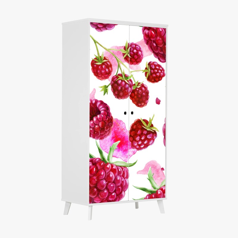 Schrankaufkleber alpenpanorama mit spiegelung im see – Wallnifity®