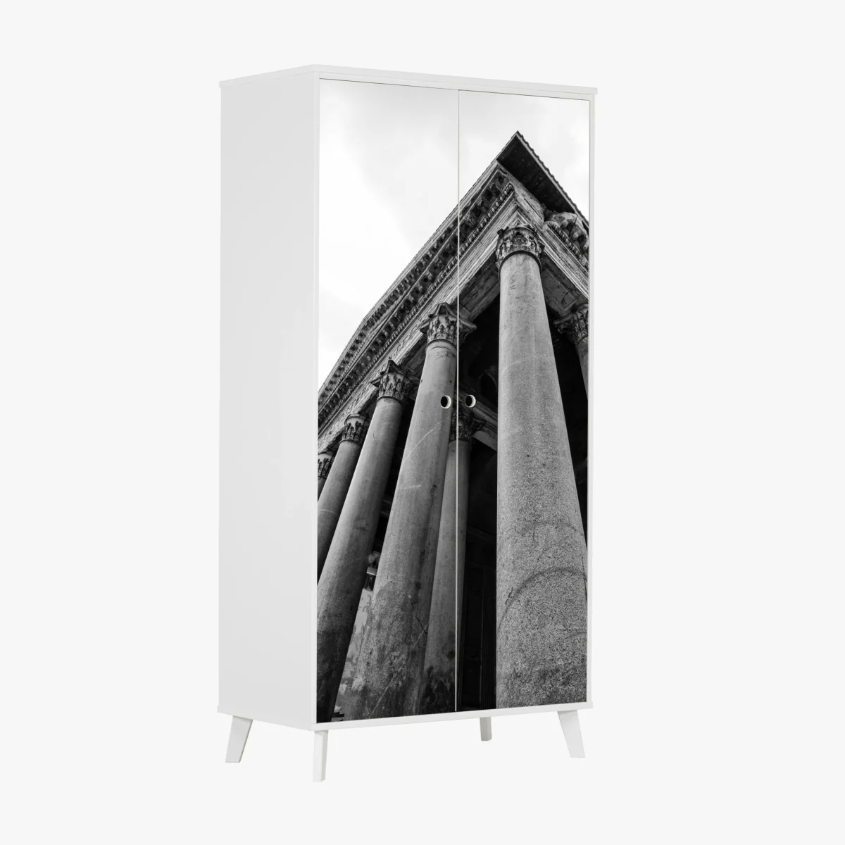 Schrankaufkleber majestätische säulen des Pantheon in Rom – Wallnifity®