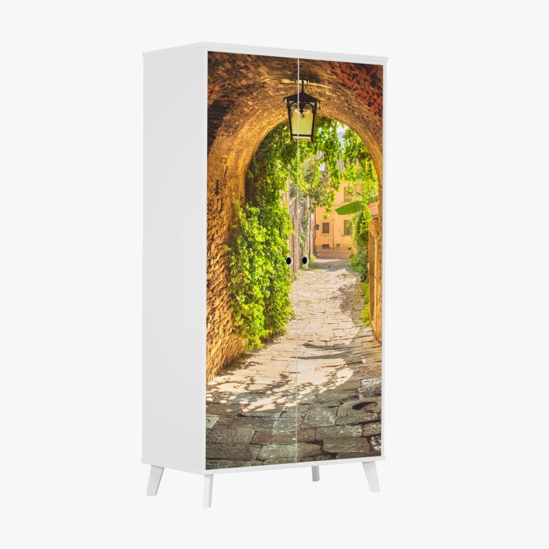 Schrankaufkleber rosa herzen schachbrettmuster – Wallnifity®