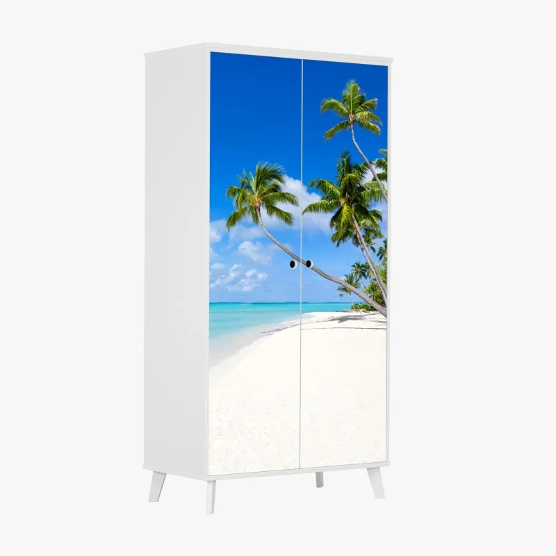 Schrankaufkleber verspieltes bärenmuster für kinderzimmer – Wallnifity®