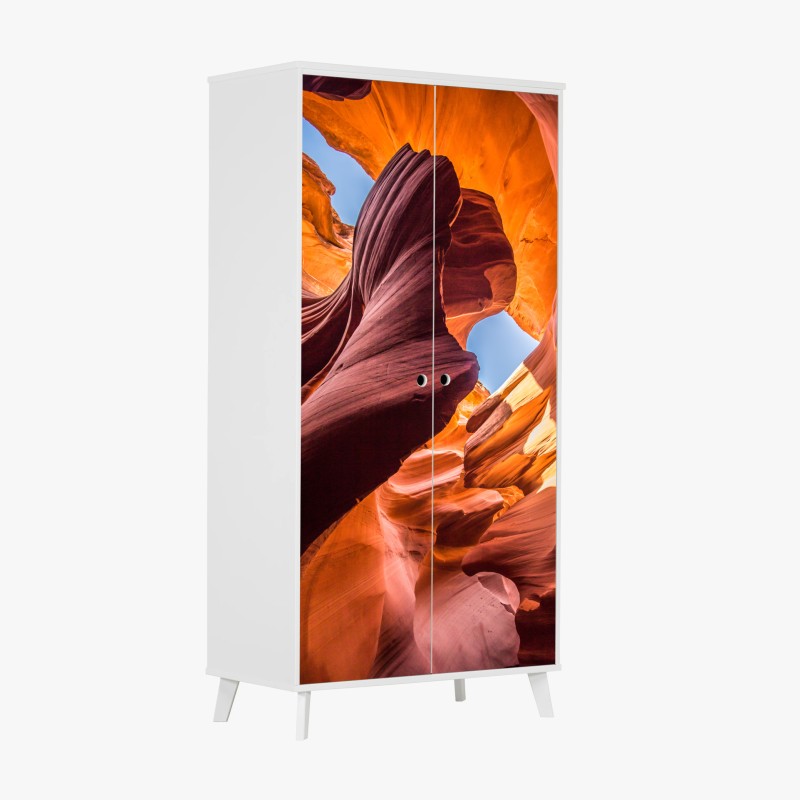 Schrankaufkleber zartes botanisches blumenmuster – Wallnifity®