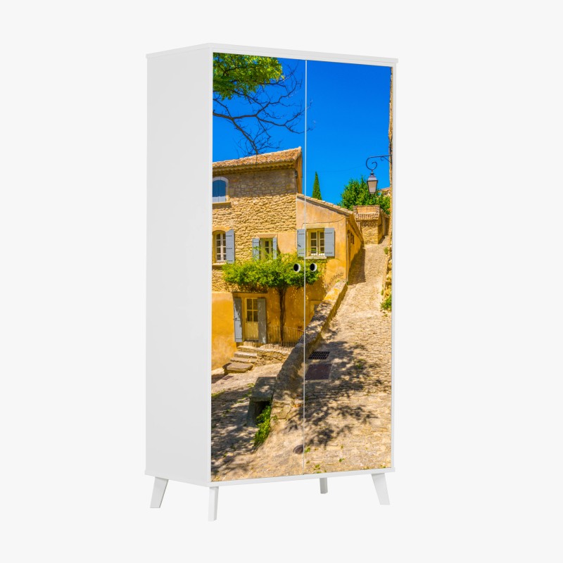 Schrankaufkleber schwarzer marmor mit weißen adern – Wallnifity®