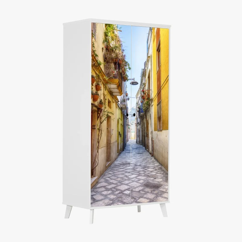 Schrankaufkleber sonnige gasse in Brindisi