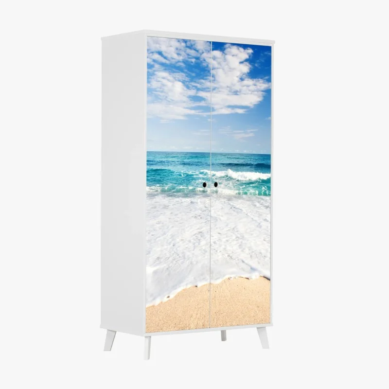 Schrankaufkleber schwarzer marmor mit goldenen adern – Wallnifity®