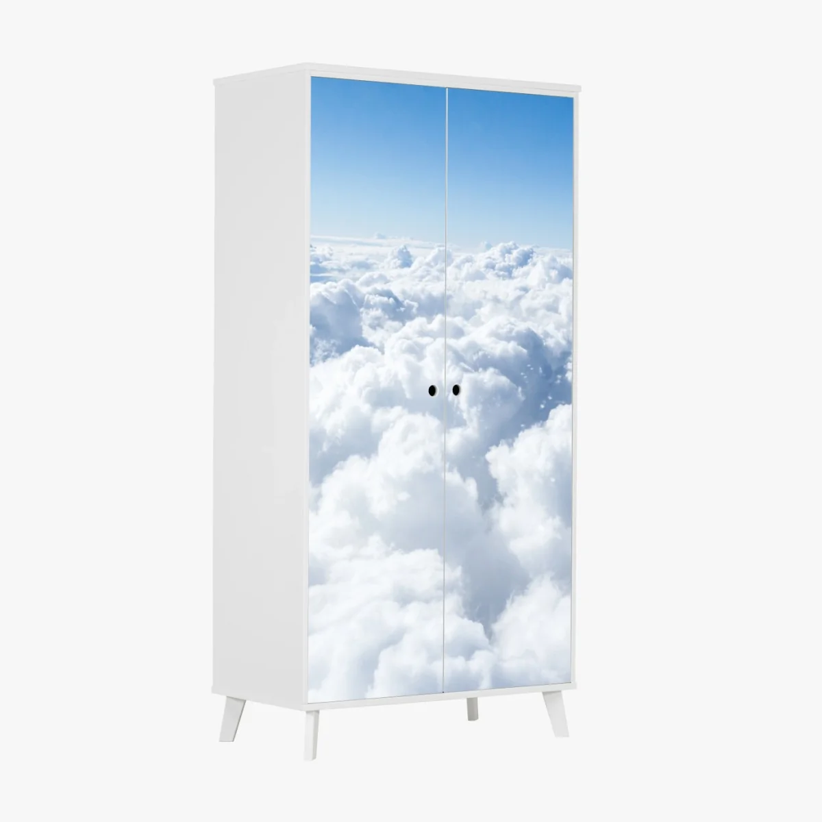 Schrankaufkleber ruhige wolkenlandschaft aus der luft – Wallnifity® Schrankaufkleber ruhige wolkenlandschaft aus der luft – Wallnifity®