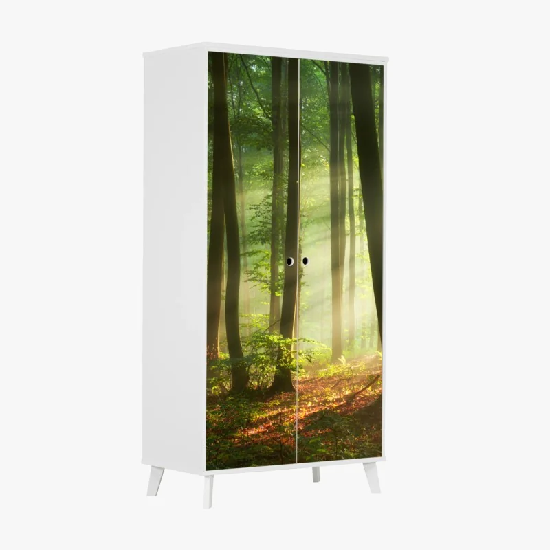 Schrankaufkleber zartes rosa paeonien-line-art-muster – Wallnifity®