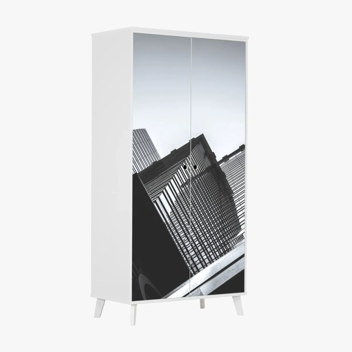 Schrankaufkleber Hongkong hochhaus perspektive – Wallnifity® Schrankaufkleber Hongkong hochhaus perspektive – Wallnifity®