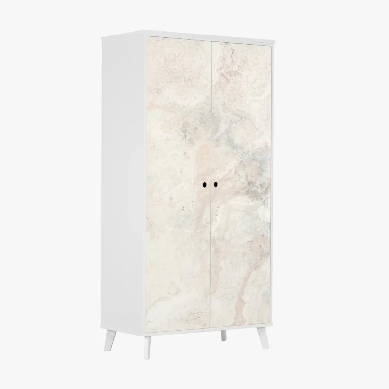 Schrankaufkleber weiche beige marmorstruktur