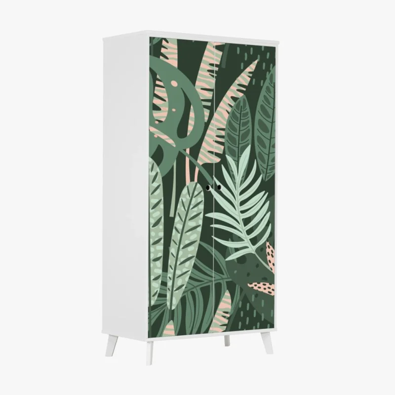 Schrankaufkleber zartes pastell blumenmuster – Wallnifity®