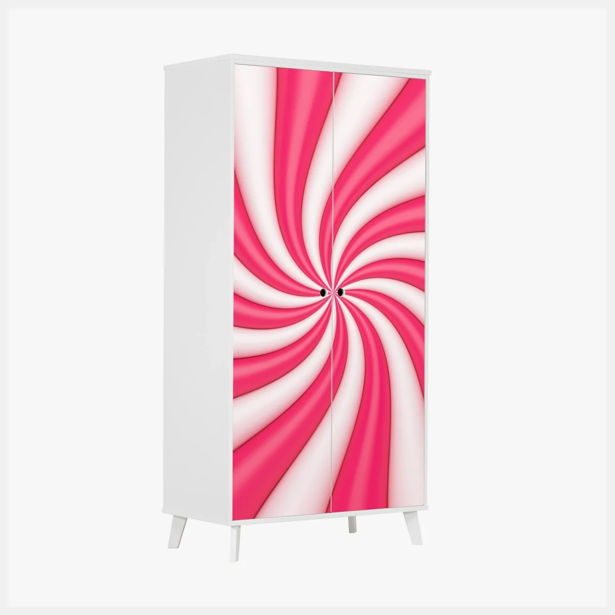 Schrankaufkleber rosa bonbonspirale – Wallnifity® Schrankaufkleber rosa bonbonspirale – Wallnifity®