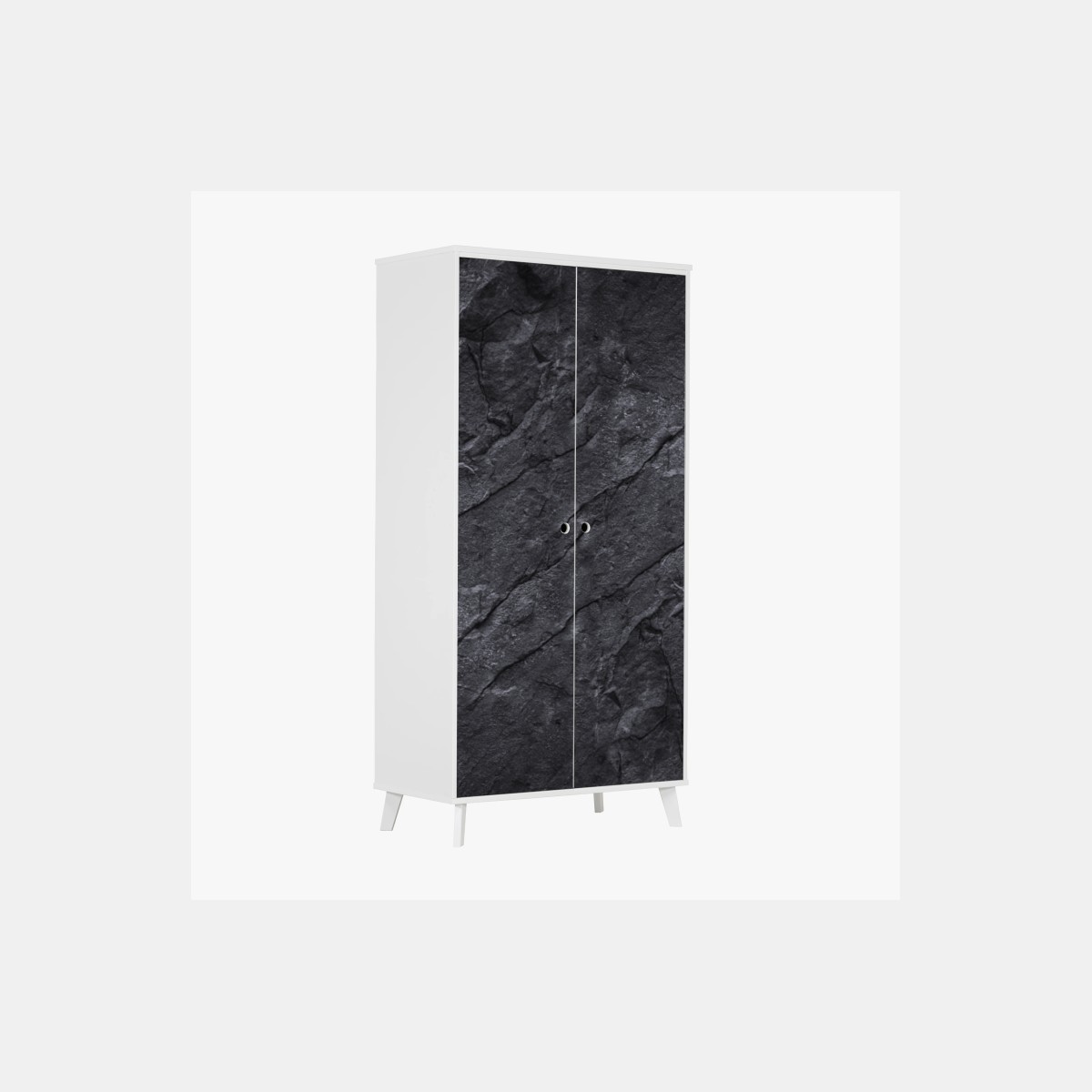 Schrankaufkleber dunkle steintextur – Wallnifity®