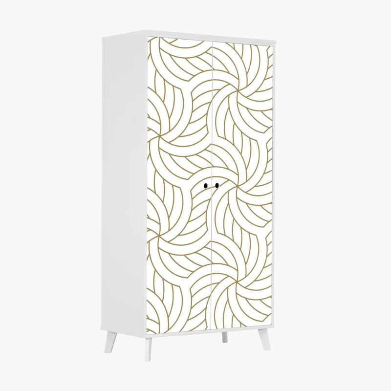 Schrankaufkleber grüne marmortextur abstrakt – Wallnifity®